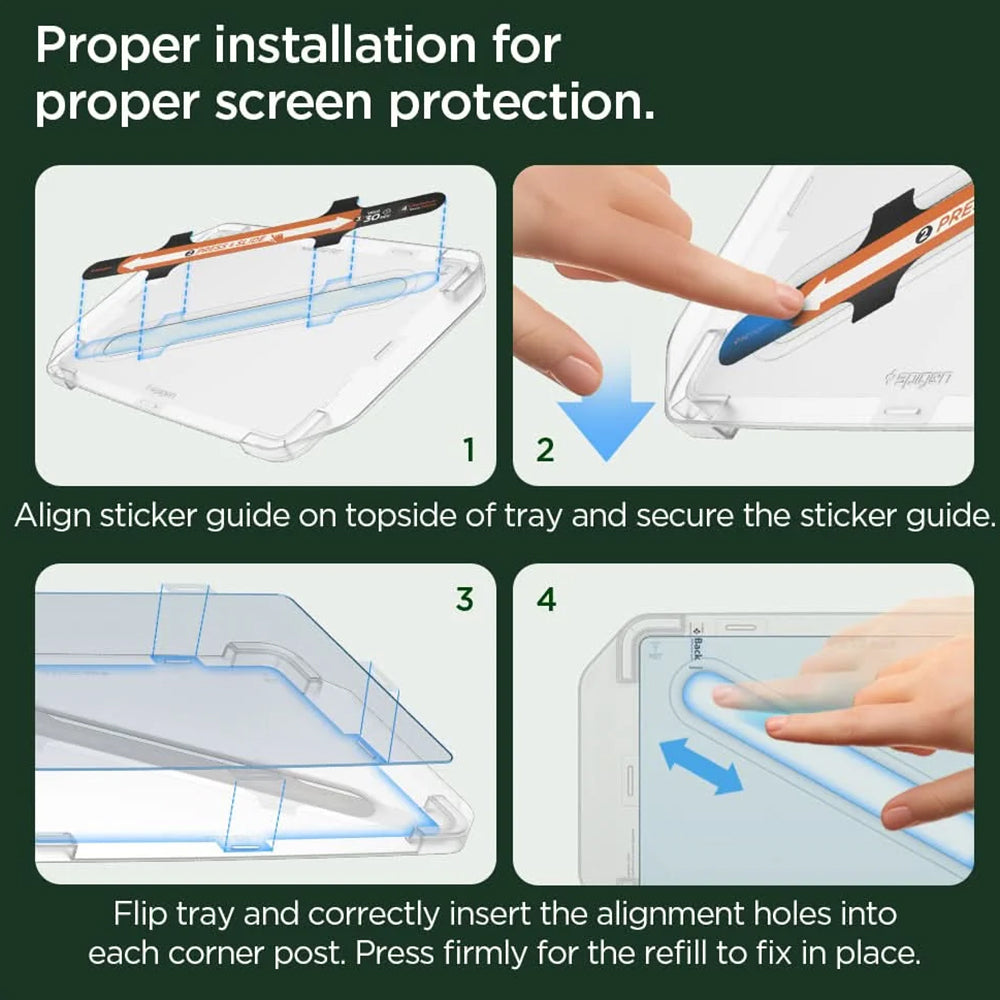 Protector de pantalla Spigen GlastR EZ FIT Anti-reflejo para Tesla 3 (2021 - 2023), Vidrio templado AGL04338