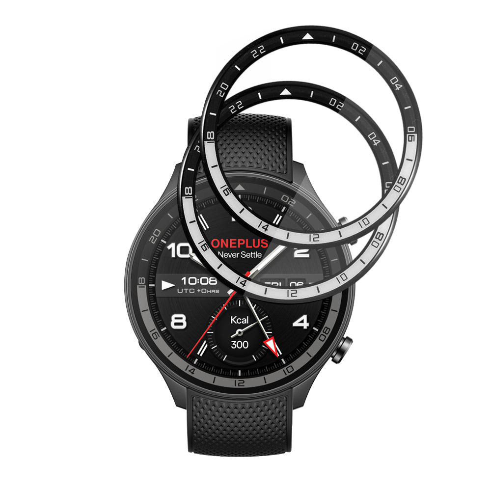 Folie de Protección Techsuit Nano Flex para OnePlus Watch 2R, Set de 2 piezas, Plástico, Negra