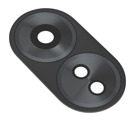 Camera Glass Back Oppo A38, Black