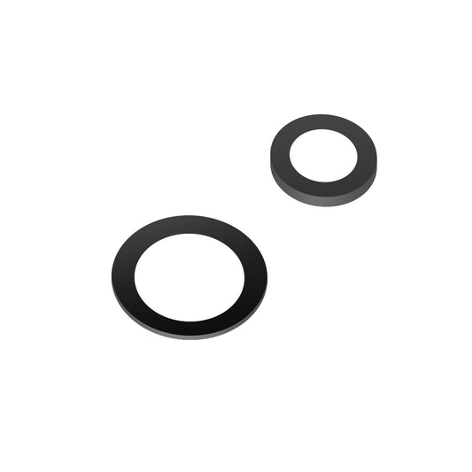 Cristal de la cámara trasera Samsung Galaxy A32 5G A326, Gran angular + Macro, Negro