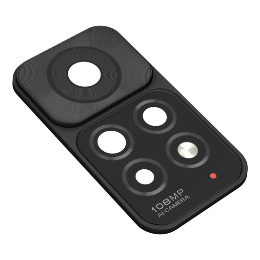 Cristal Cámara Trasera Xiaomi Redmi Note 11 Pro, Con Marco, Negro