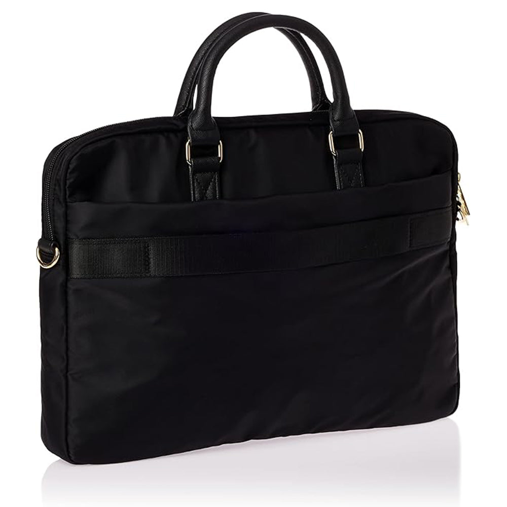 Bolso Guess Triangle Logo para Laptop de 16 pulgadas, Negro