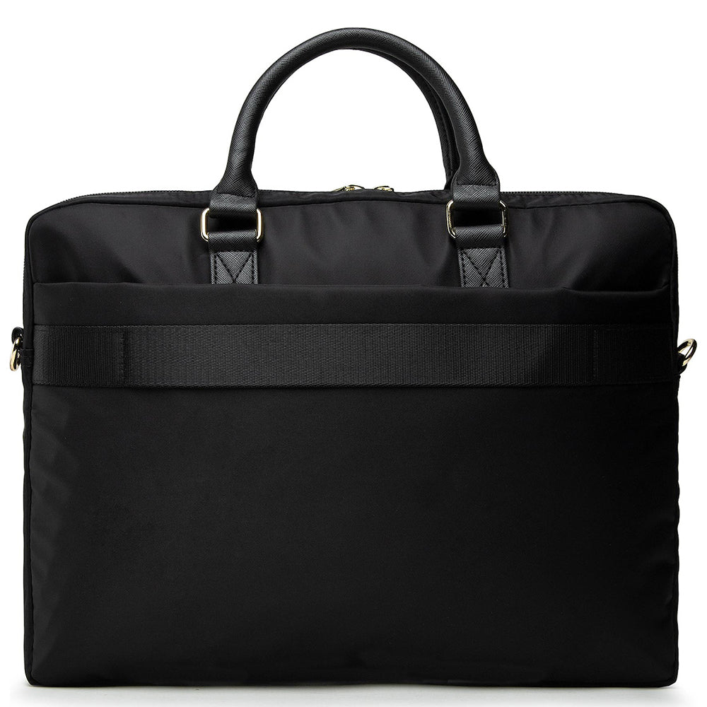 Bolso Guess Triangle Logo para Laptop de 16 pulgadas, Negro