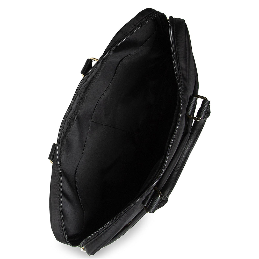 Bolso Guess Triangle Logo para Laptop de 16 pulgadas, Negro