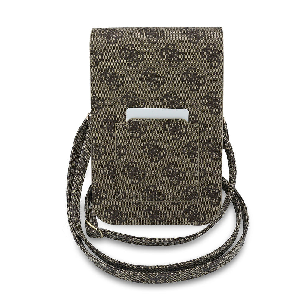 Bolso Universal para Teléfono, Guess, Fliptok Triangle 4G, Marrón