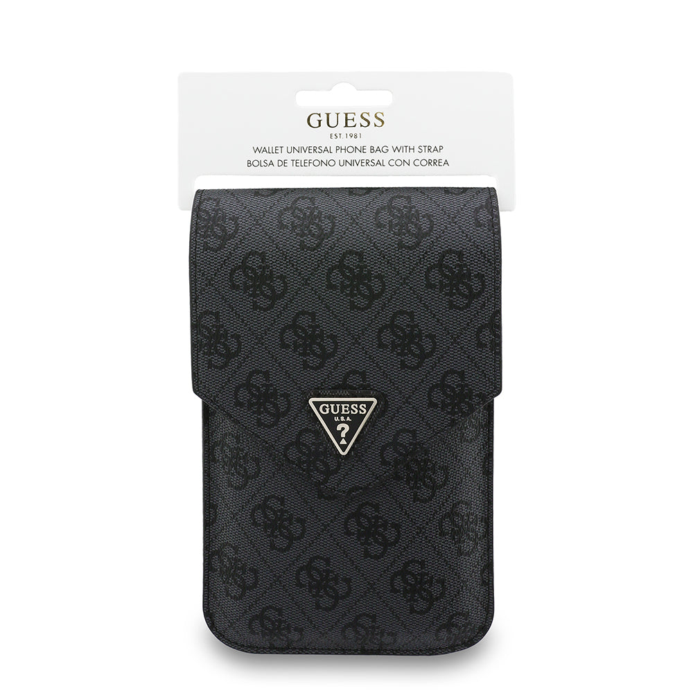 Bolso Universal para Teléfono, Guess, Fliptok Triangle 4G, Negro