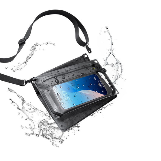 Bolsa y Funda Impermeable Universal Spigen Crossbag, Negra AMP09746