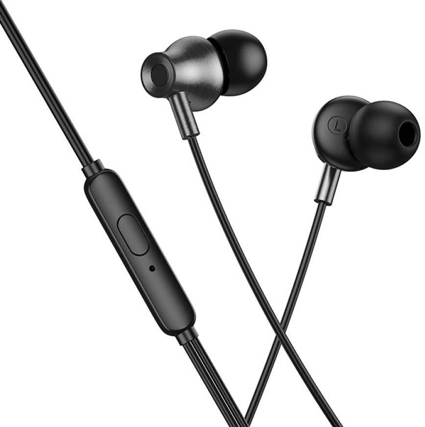 Manos libres 3.5mm / USB-C HOCO M119A, Negro