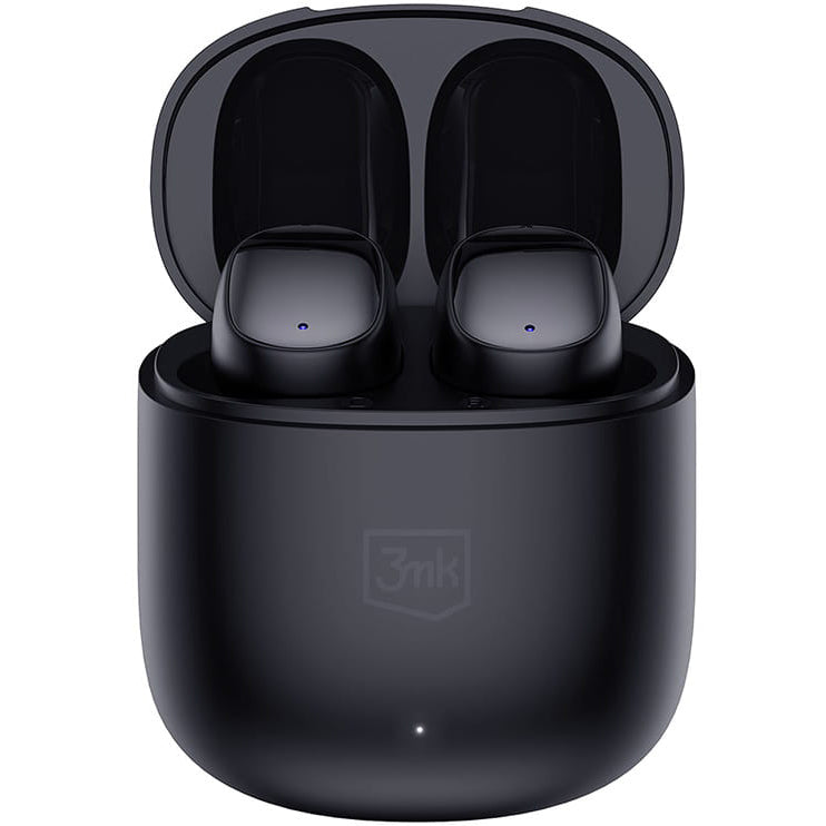 Manos libres Bluetooth 3MK FlowBuds, TWS, Negro