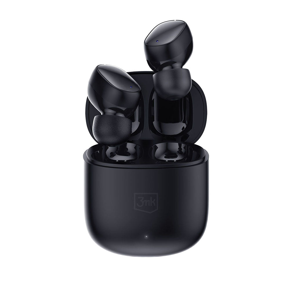 Manos libres Bluetooth 3MK FlowBuds, TWS, Negro