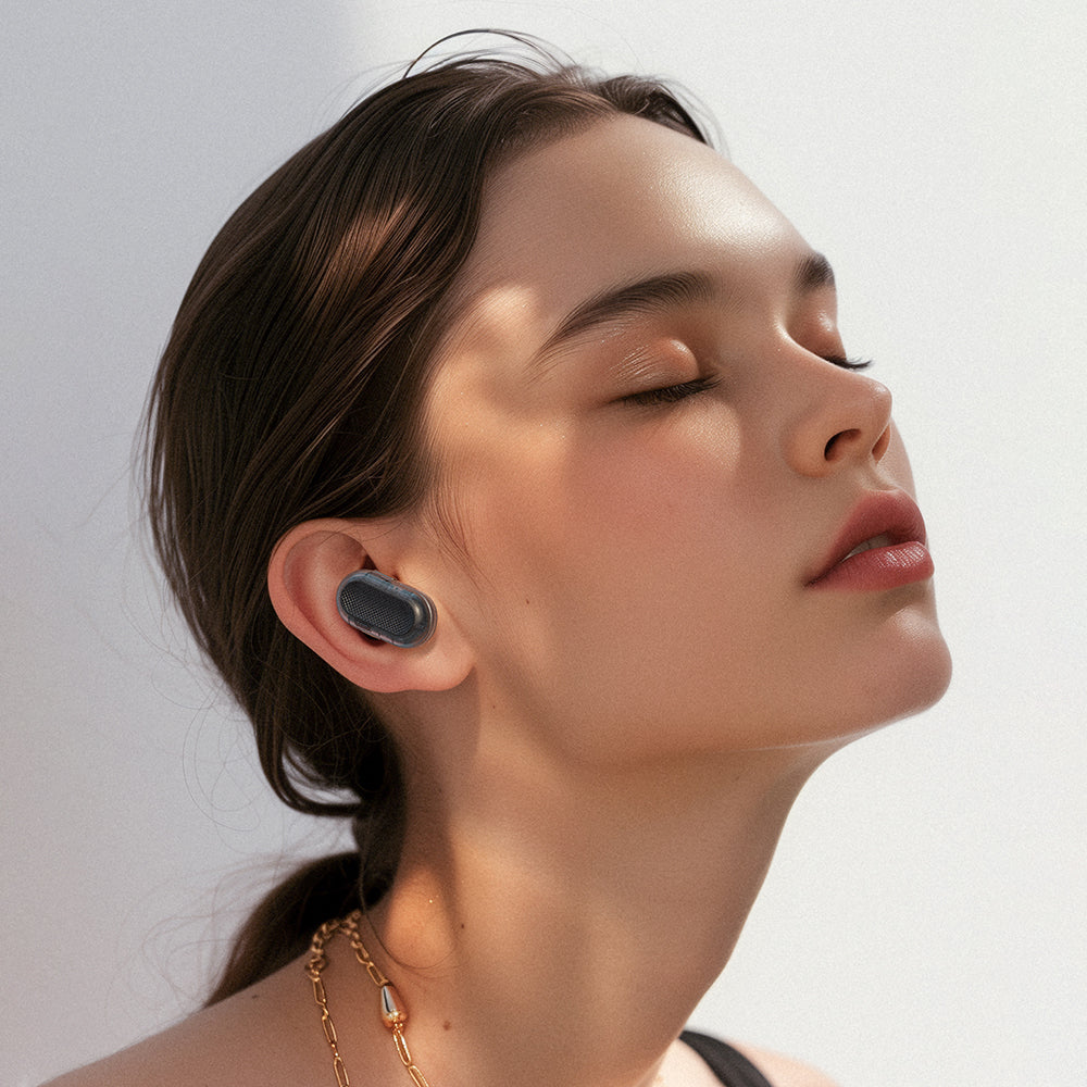 Manos libres Bluetooth Acefast Acefit Neo, TWS, Negro