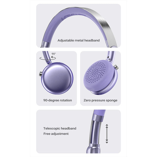 Manos libres Bluetooth Acefast H8, A2DP, ANC, Mov