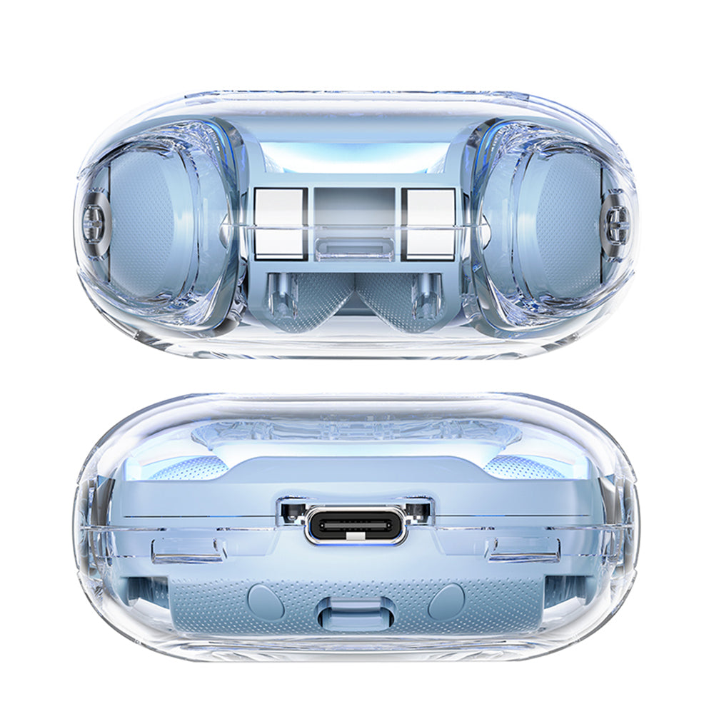 Manos libres Bluetooth Acefast T8, TWS, Azul