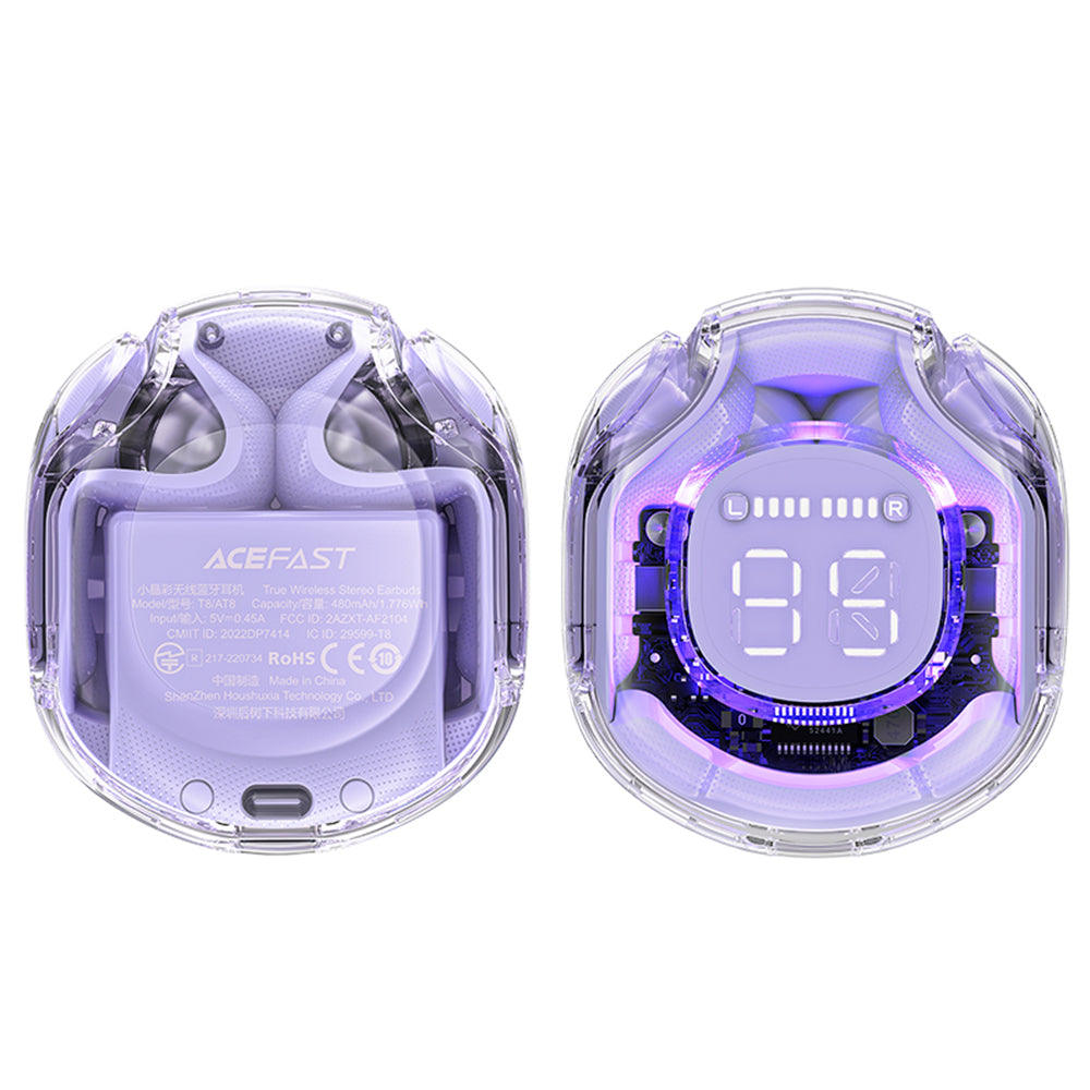 Manos libres Bluetooth Acefast T8, TWS, Mov