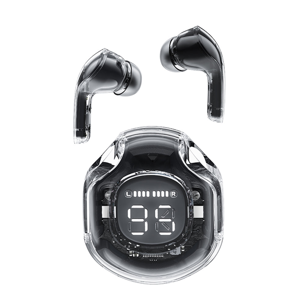 Manos libres Bluetooth Acefast T8, TWS, Negro