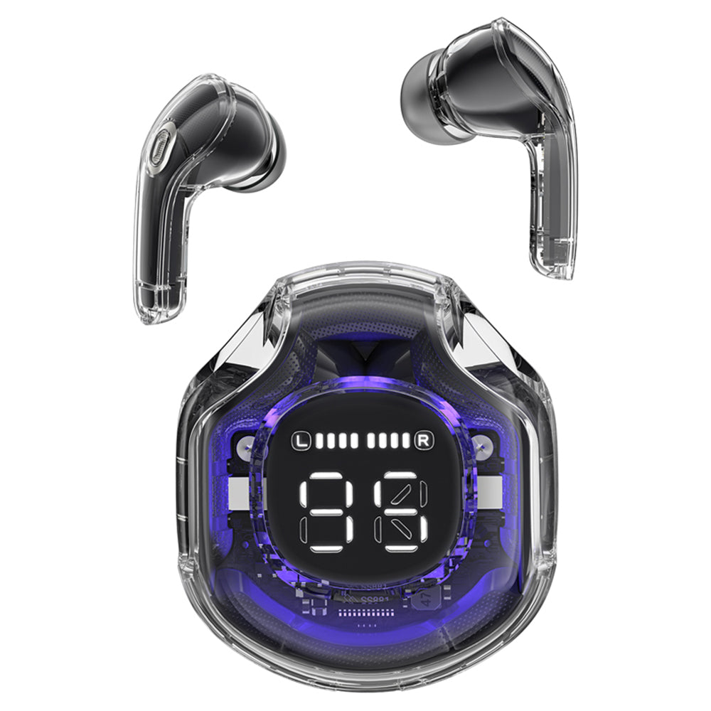 Manos libres Bluetooth Acefast T8, TWS, Negro