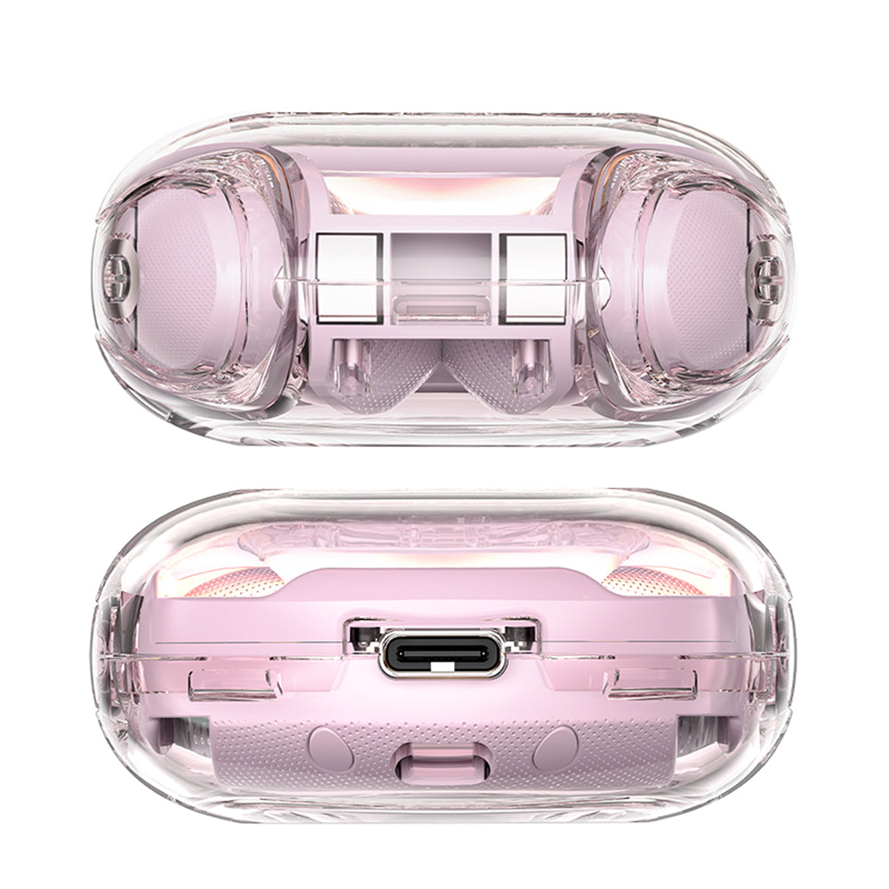 Manos libres Bluetooth Acefast T8, TWS, Rosa