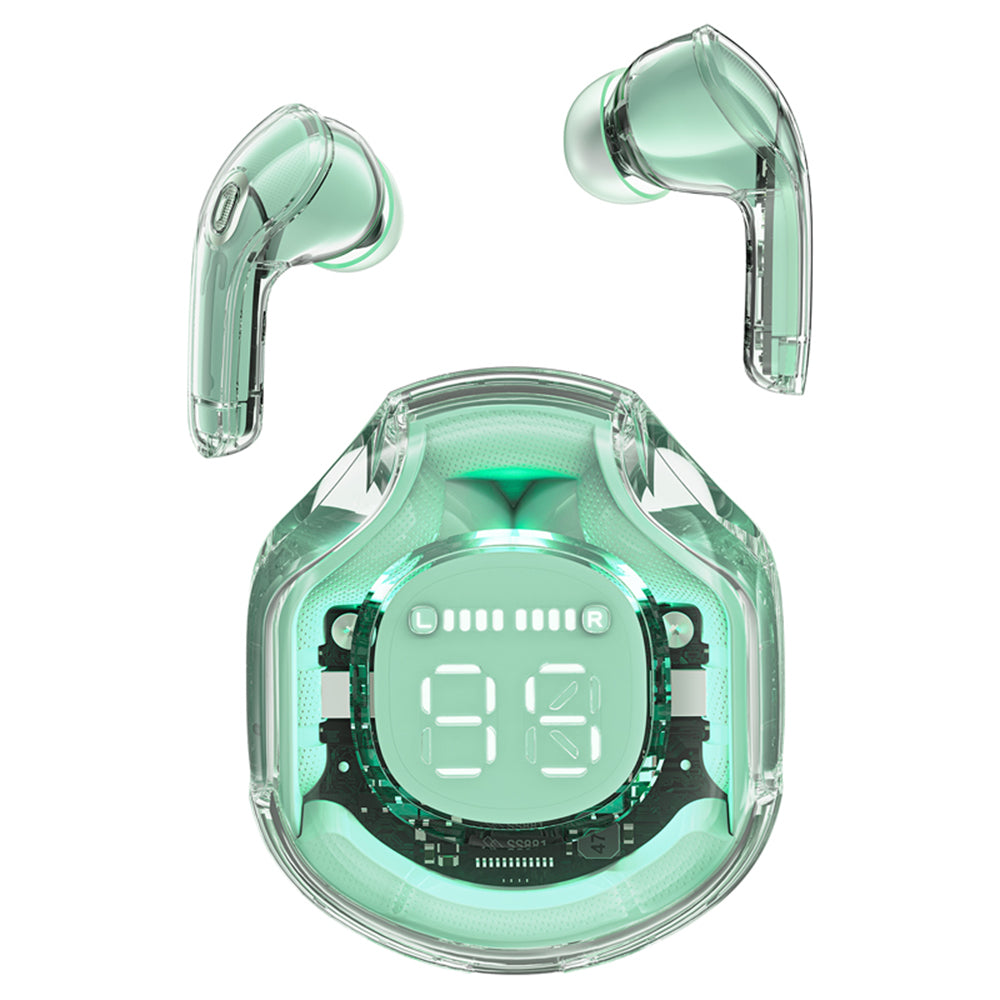 Manos libres Bluetooth Acefast T8, TWS, Verde