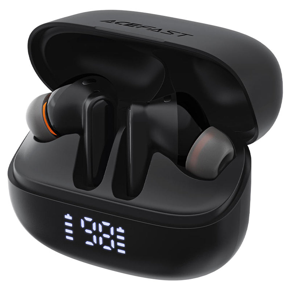 Manos libres Bluetooth Acefast W1, TWS, Negro