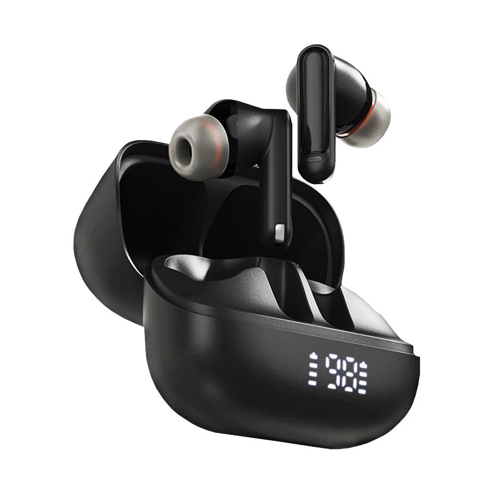Manos libres Bluetooth Acefast W1, TWS, Negro