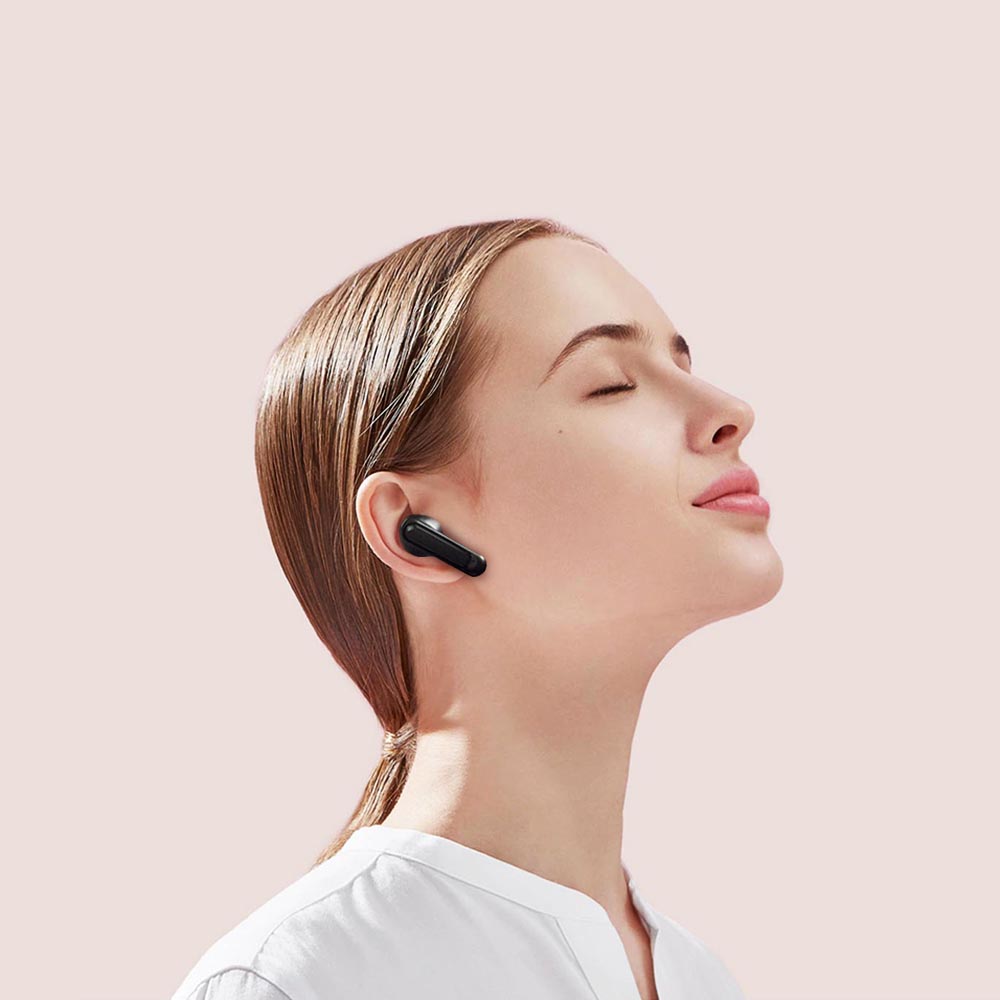 Manos libres Bluetooth Acefast W1, TWS, Negro