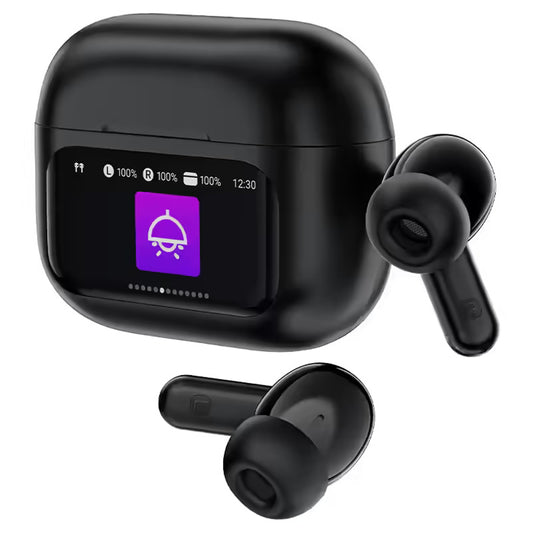 Manos libres Bluetooth Acefast W6, TWS, ANC, Negro