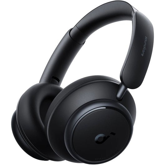 Manos libres Bluetooth Anker SoundCore Space Q45, Multipunto, A2DP, ANC, Negro A3040G11