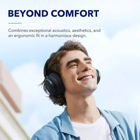 Manos libres Bluetooth Anker SoundCore Space Q45, Multipunto, A2DP, ANC, Negro A3040G11