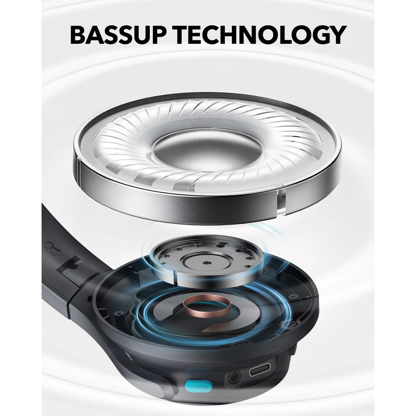 Handsfree Bluetooth Anker Soundcore Q11i, MultiPoint, A2DP, Gris A3005GA1