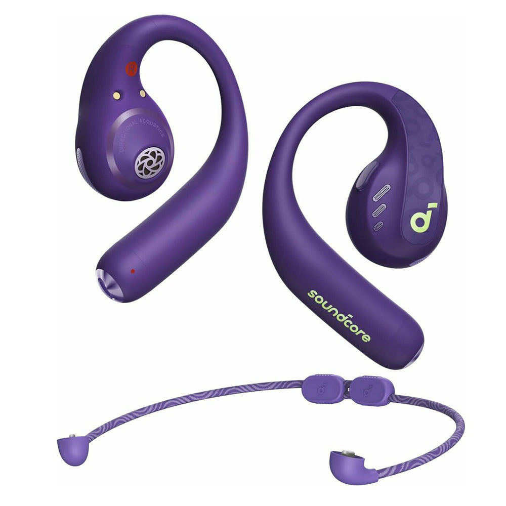 Handsfree Bluetooth Anker SoundCore AeroFit Pro, TWS, Morado A3871GQ1