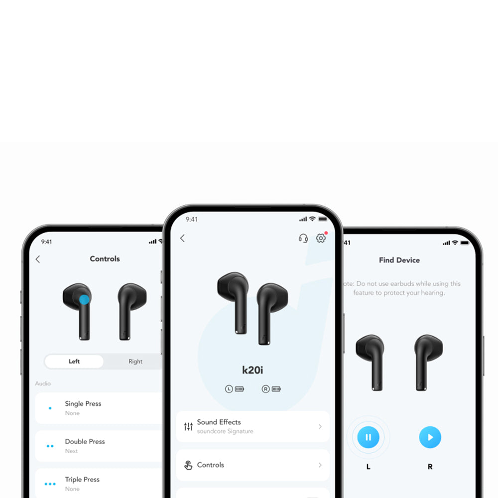 Handsfree Bluetooth Anker SoundCore K20i, TWS, Azul A3994G31