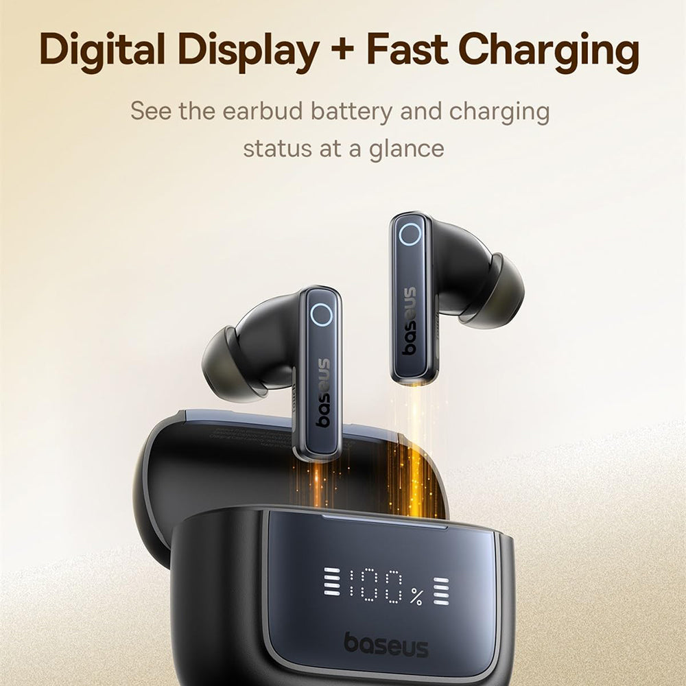 Handsfree Bluetooth Baseus Bowie 35, TWS, Negro A00073800123-00