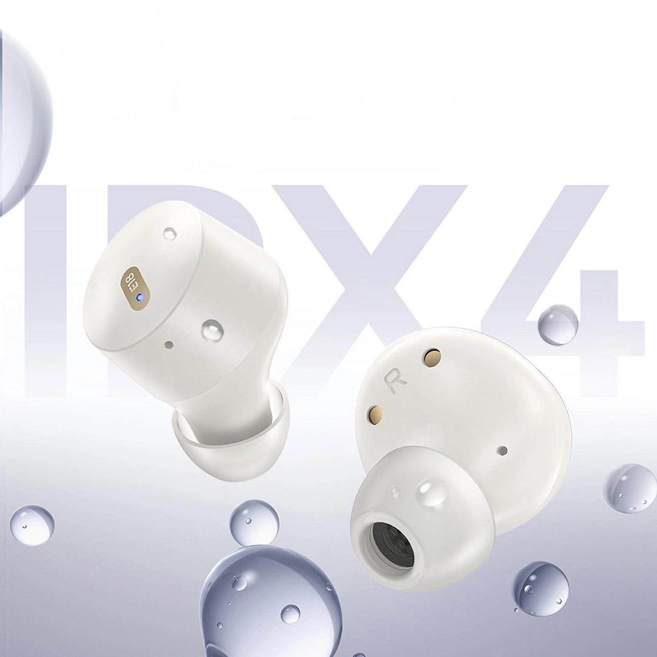 Manos libres Bluetooth Baseus Bowie E18, TWS, Blanco A00023800223-00