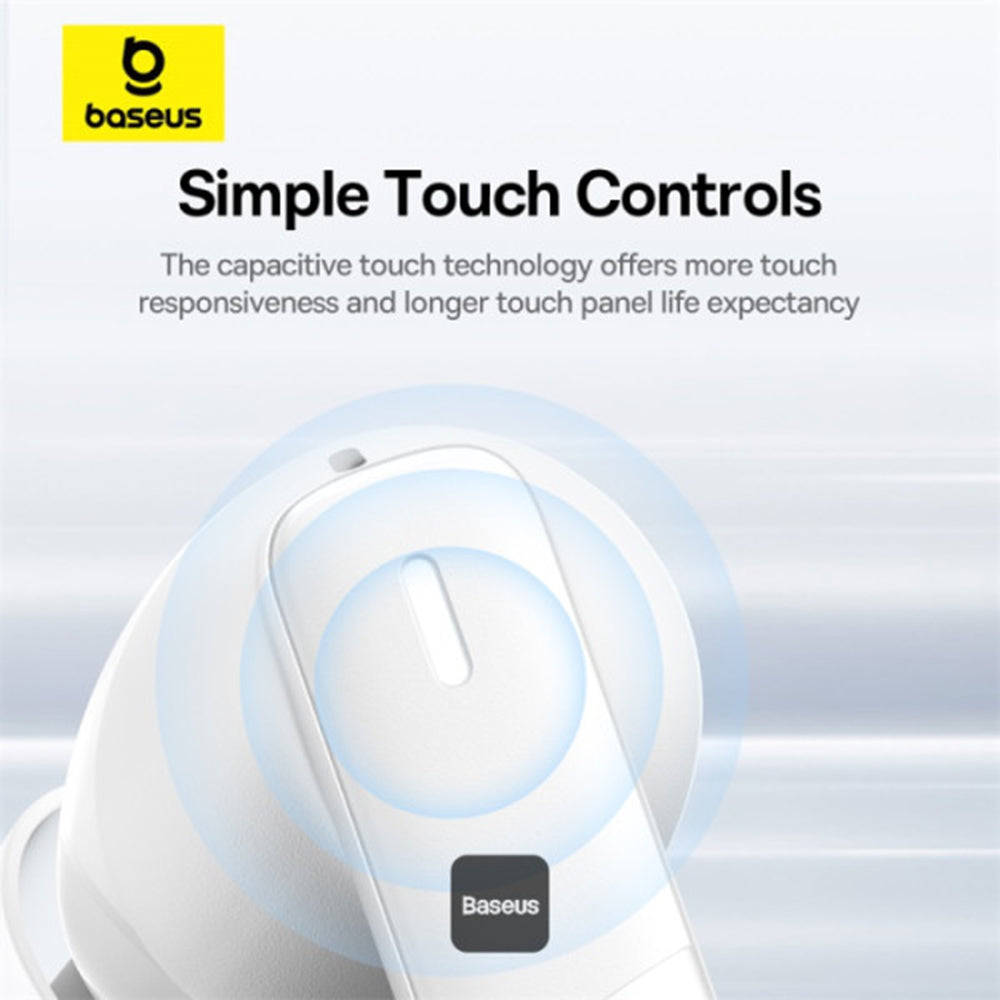 Handsfree Bluetooth Baseus Bowie E20, TWS, Blanco A00069700223-00
