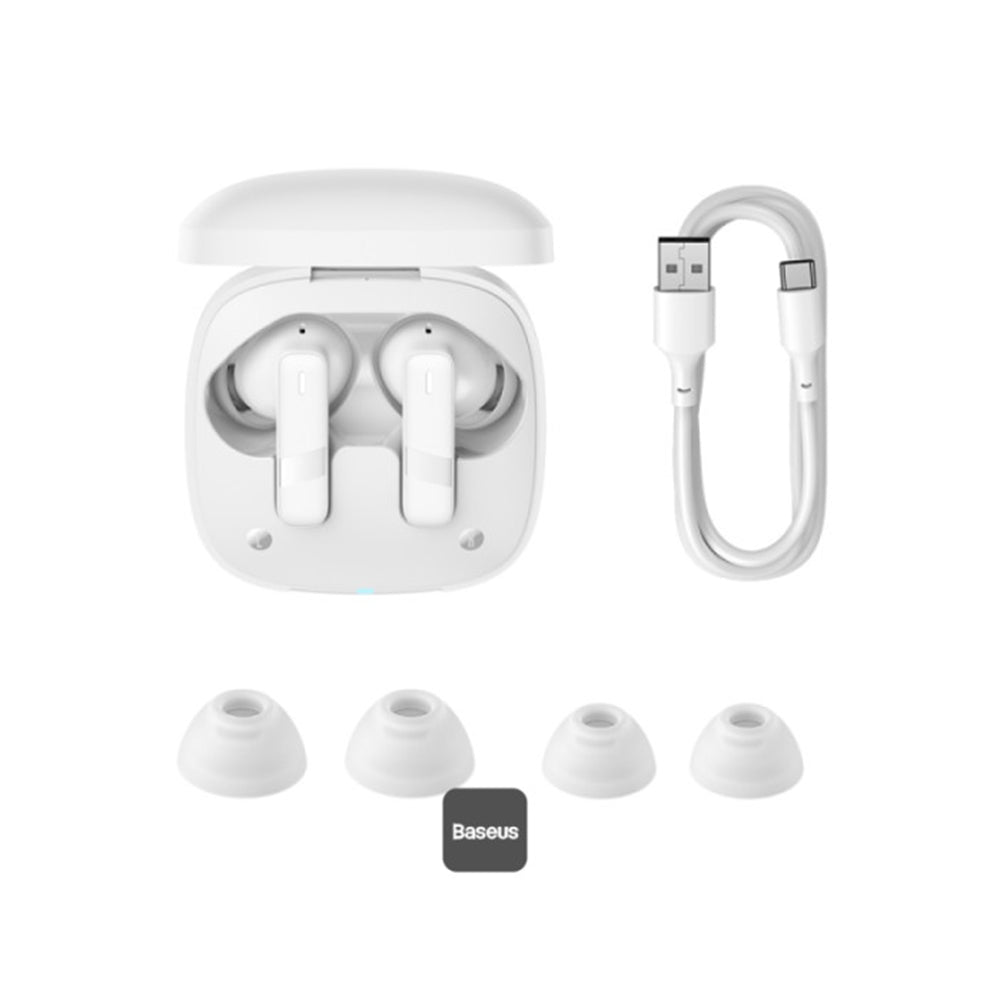 Handsfree Bluetooth Baseus Bowie E20, TWS, Blanco A00069700223-00