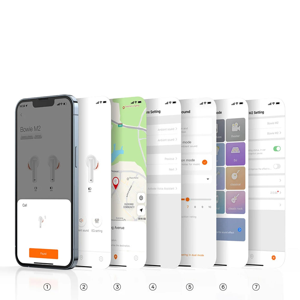 Handsfree Bluetooth Baseus Bowie M2, TWS, Blanco A00024000221-Z1