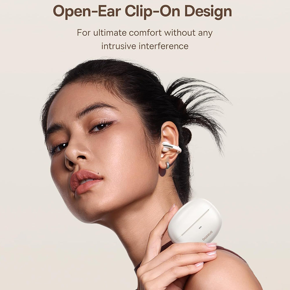 Handsfree Bluetooth Baseus Bowie MC1, TWS, Blanco A00083501226-00