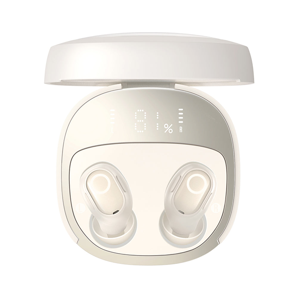 Handsfree Bluetooth Baseus WM02+, TWS, Blanco NGTW370302