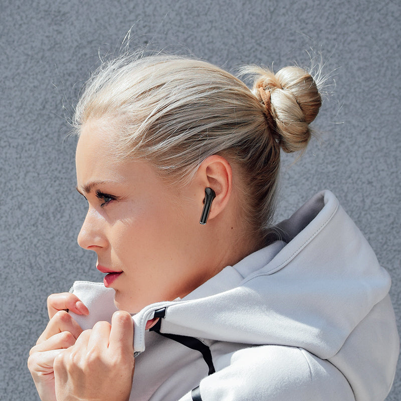 Auricular manos libres Bluetooth BW29, TWS, negro