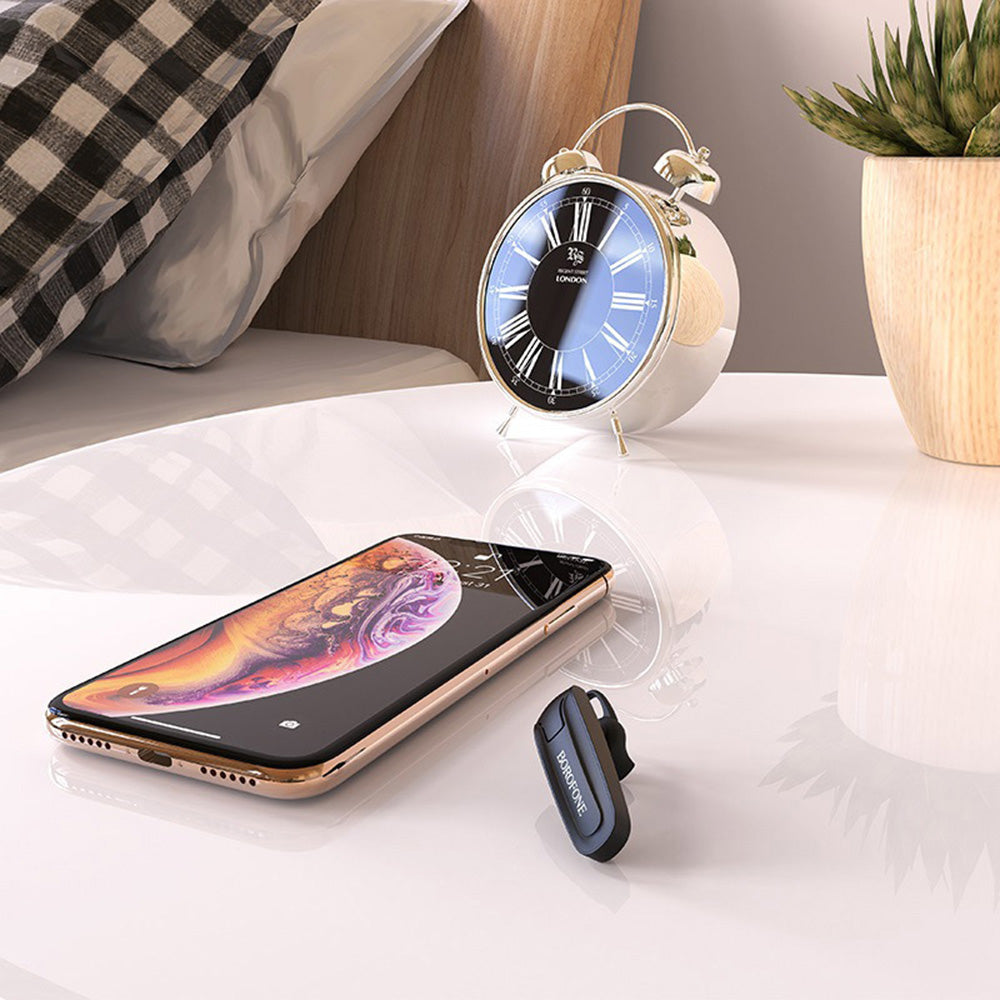 Auricular manos libres Bluetooth Encourage BC21, MultiPoint, A2DP, Negro