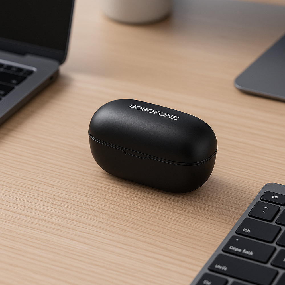 Manos libres Bluetooth Borofone FQ10 Joyful, TWS, Negro