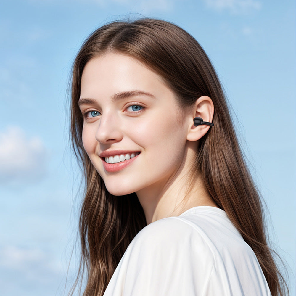 Manos libres Bluetooth Borofone FQ14 Joy, TWS, Negro