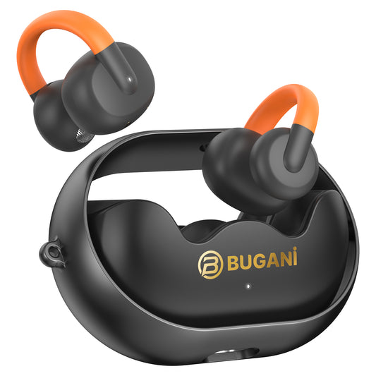 Manos libres Bluetooth Bugani Clip B21, TWS, Negro