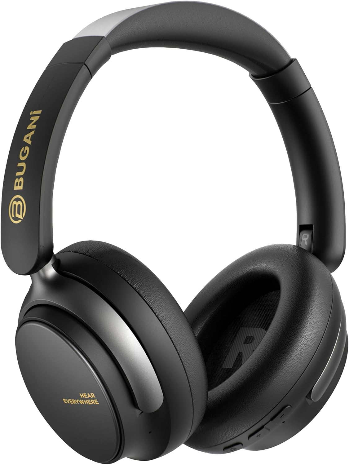 Manos libres Bluetooth Bugani Space BH01, MultiPoint, A2DP, ANC, Negro