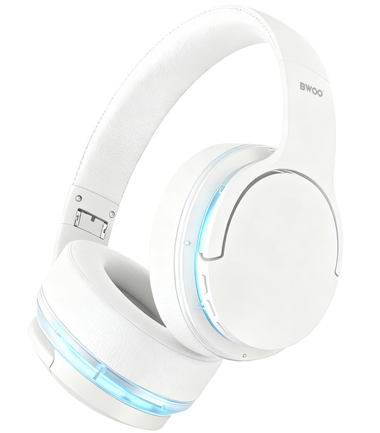 Manos libres Bluetooth BWOO BO-BW587, A2DP, ANC, Blanco