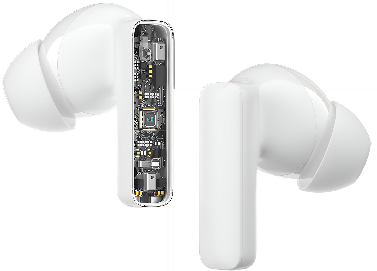 Manos libres Bluetooth BWOO BW40, TWS, ANC, Blanco