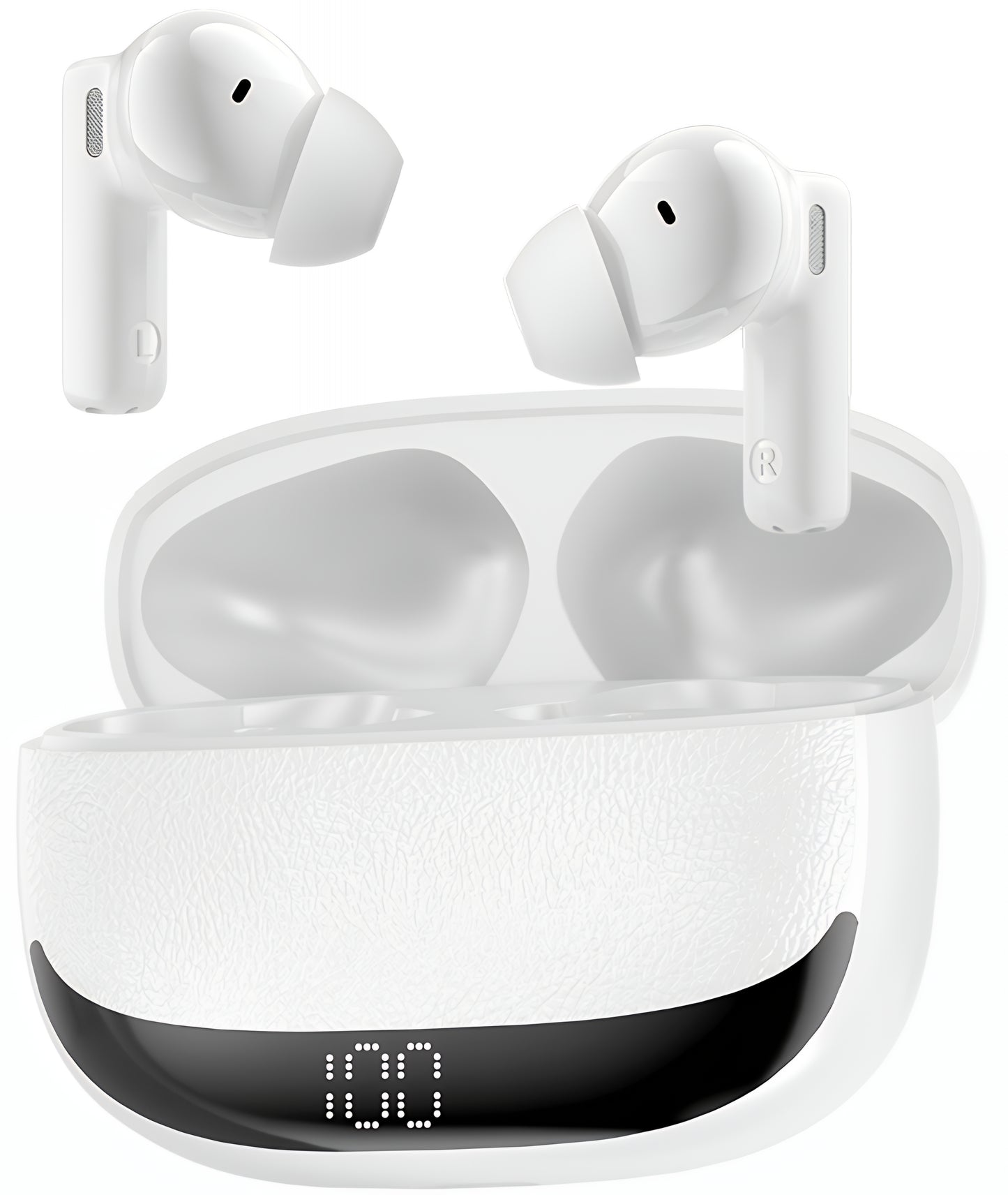 Manos libres Bluetooth BWOO BW40, TWS, ANC, Blanco