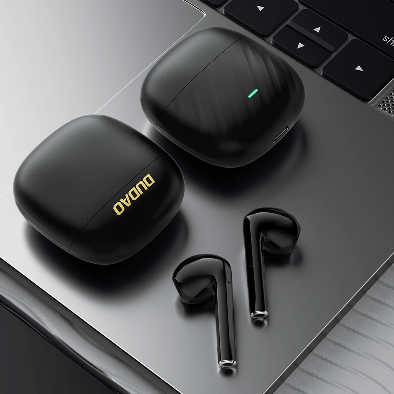 Handsfree Bluetooth Dudao U14+, TWS, Negro