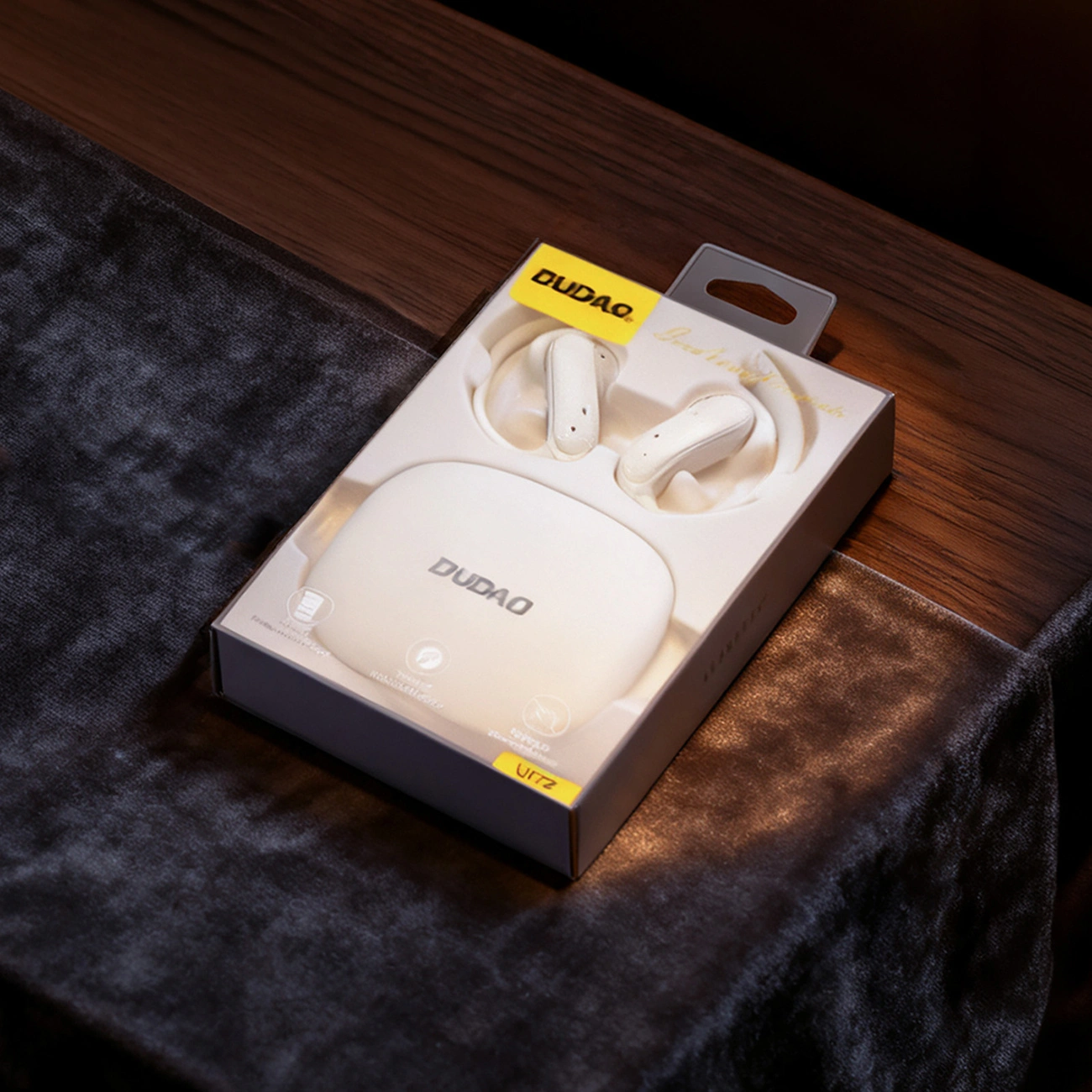 Manos libres Bluetooth Dudao U17Z, TWS, Blanco