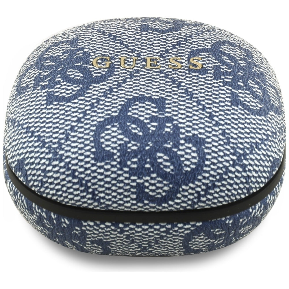 Manos libres Bluetooth Guess 4G Classic Metal Logo, TWS, Azul